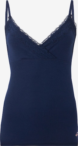 HOLLISTER Top – modrá: přední strana