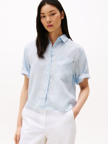 Chemisier TOMMY HILFIGER en bleu : devant