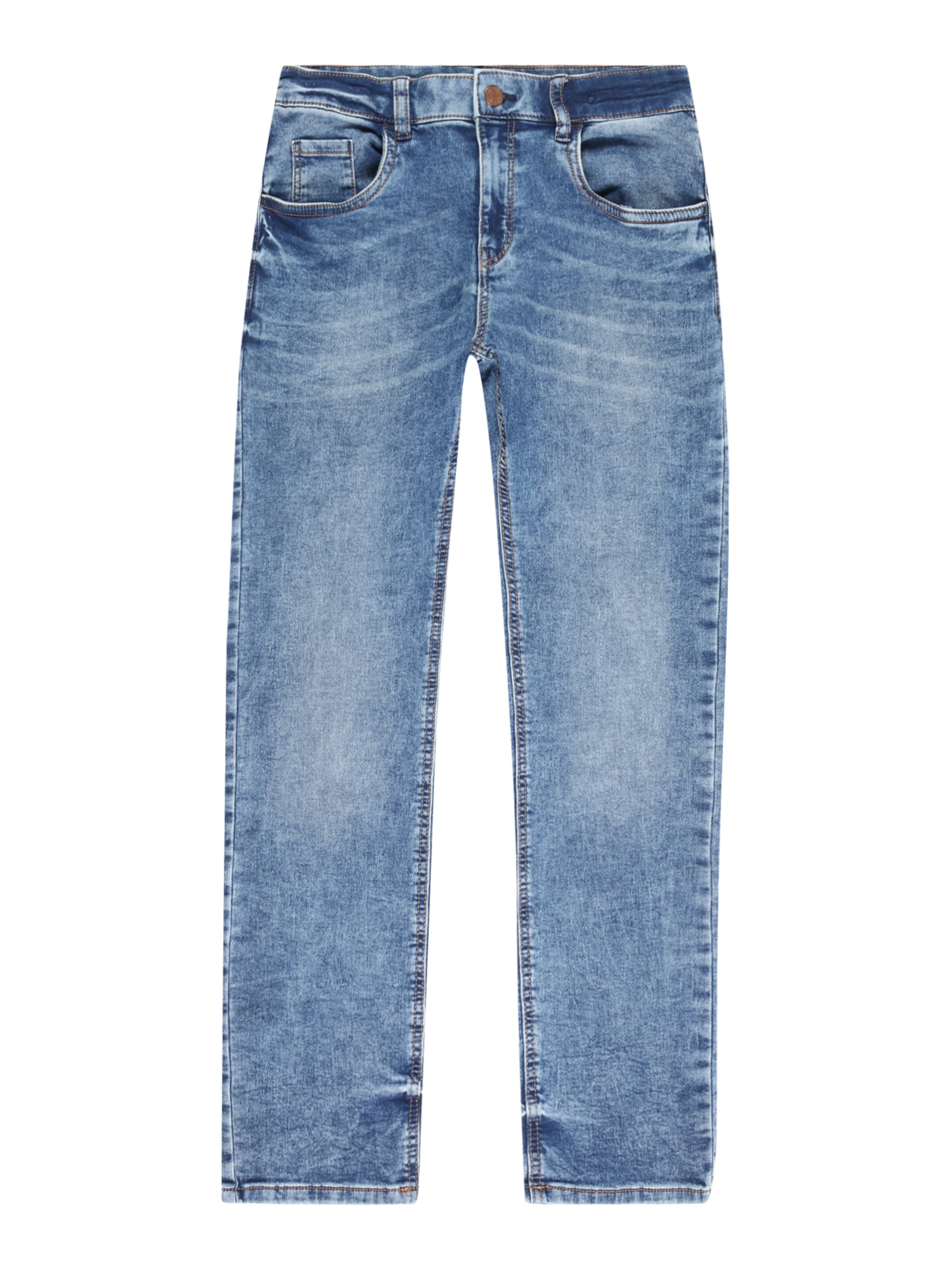 Lindex Regular Jeans in Blue: front