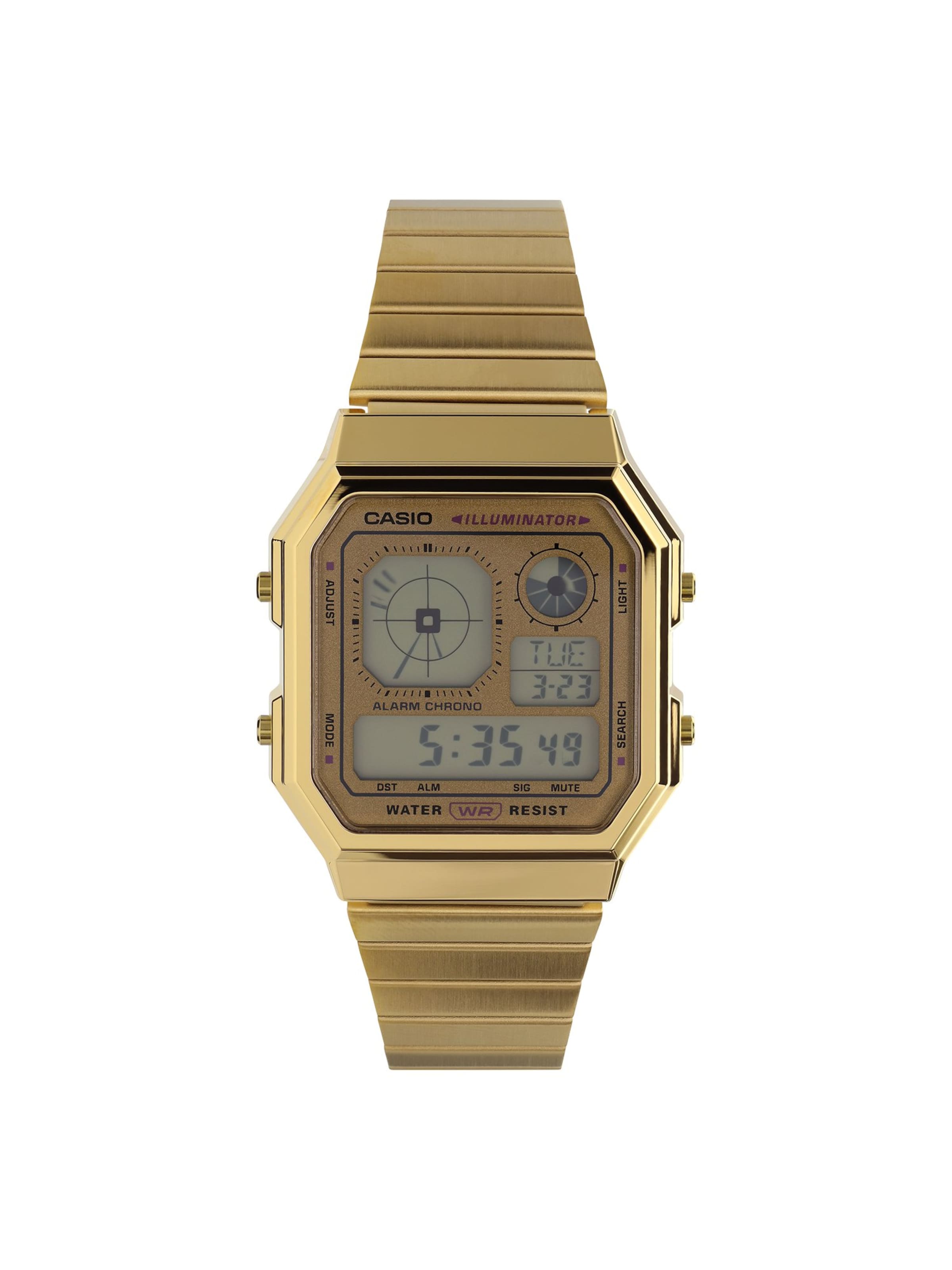 CASIO Digitaal horloge in Goud: voorkant
