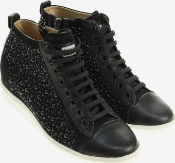 Fratelli Rossetti Hightop Sneakers 38 in Schwarz: predná strana