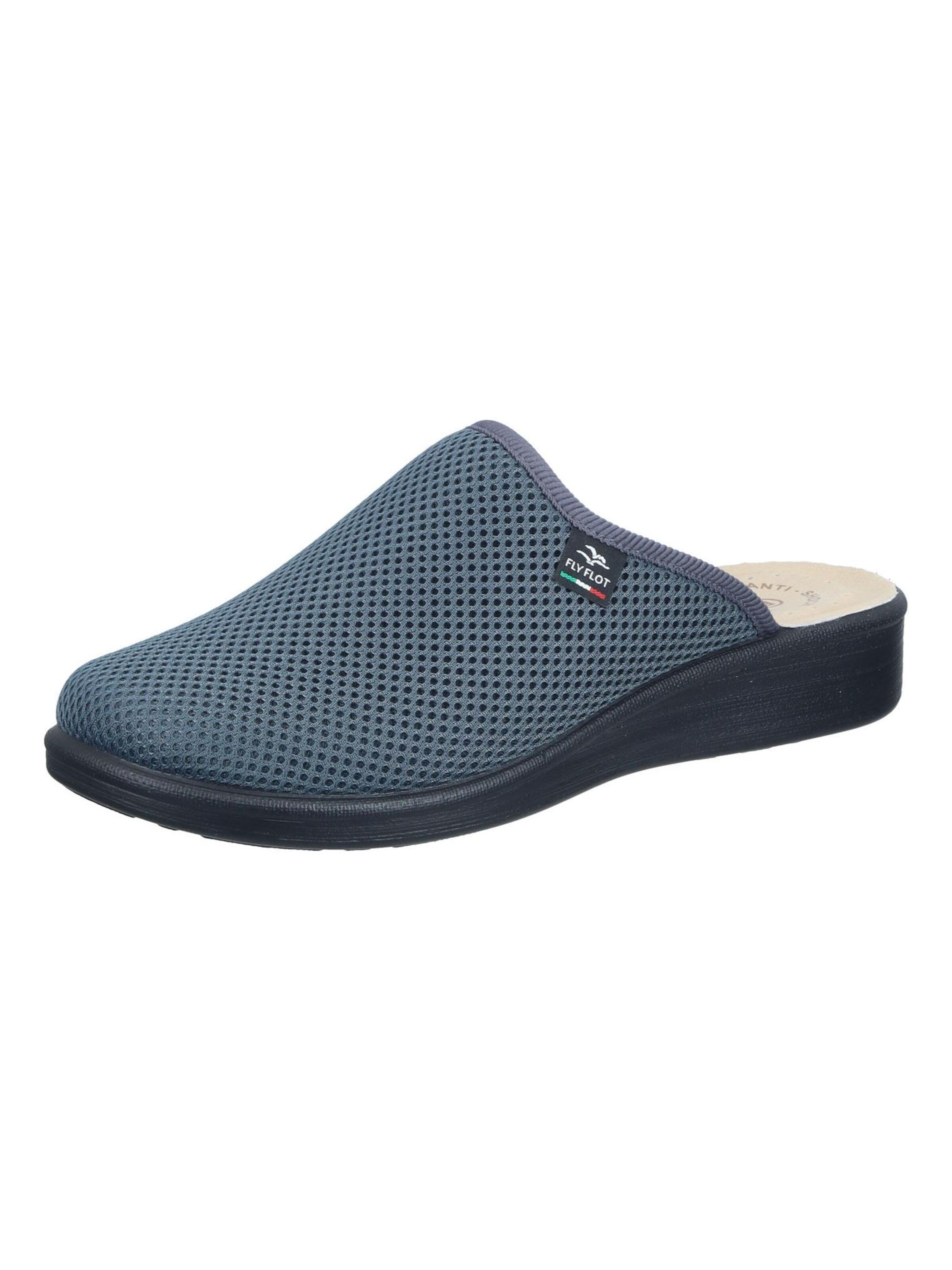 FLY FLOT Clogs in Grey: front
