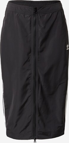 ADIDAS ORIGINALS Skirt 'Adicolor Classics Long' in Black: front