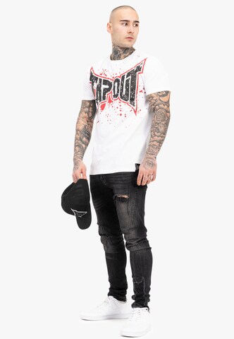 Tapout Póló ' SPLASHING ' - fehér