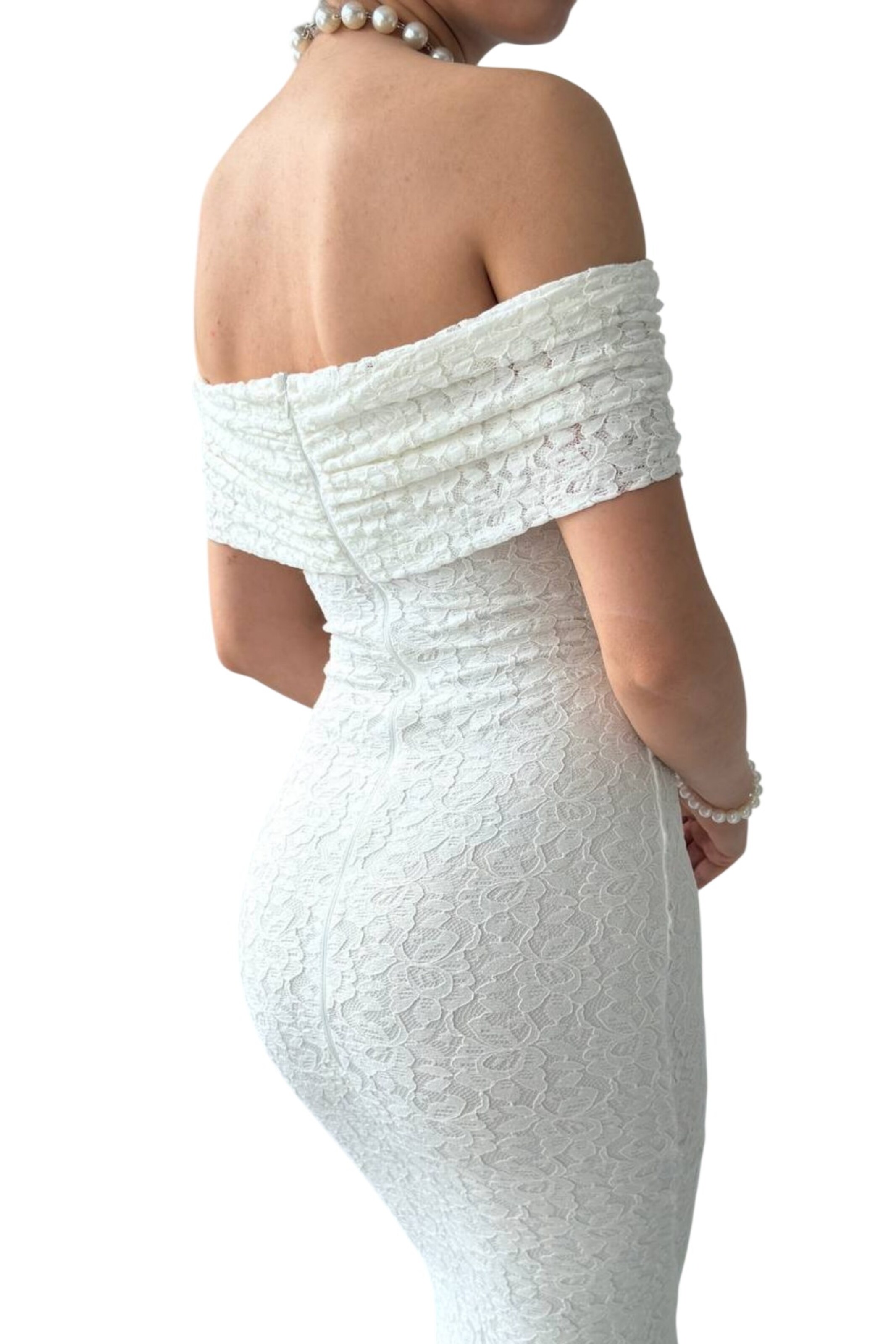 WOMAN VISION Kleid in Weiß