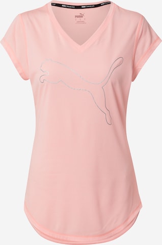 T-shirt fonctionnel PUMA en orange : devant