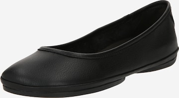 CAMPER Ballet Flats 'Right Nina' in Black: front