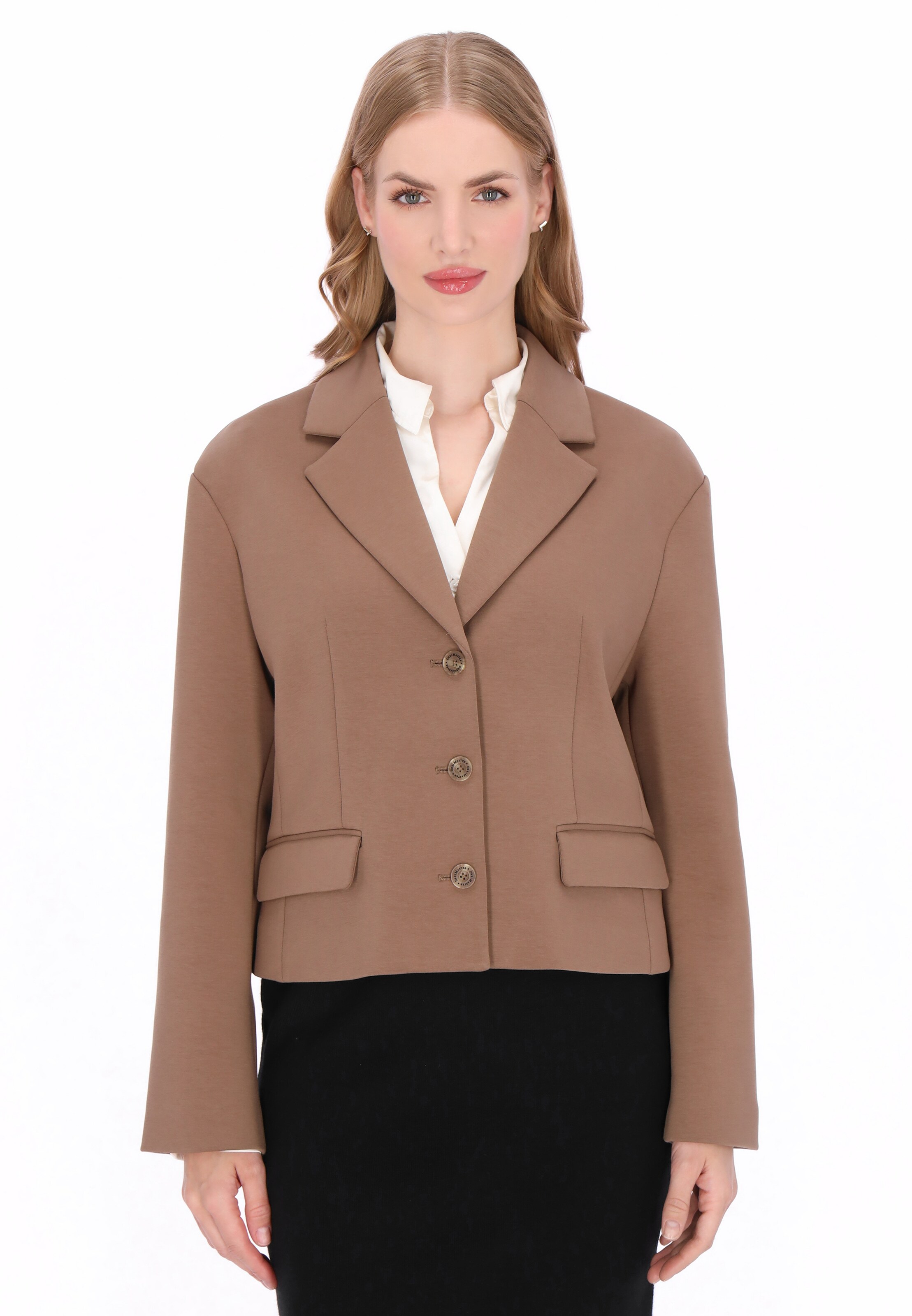 Blazer DreiMaster Klassik en beige : devant