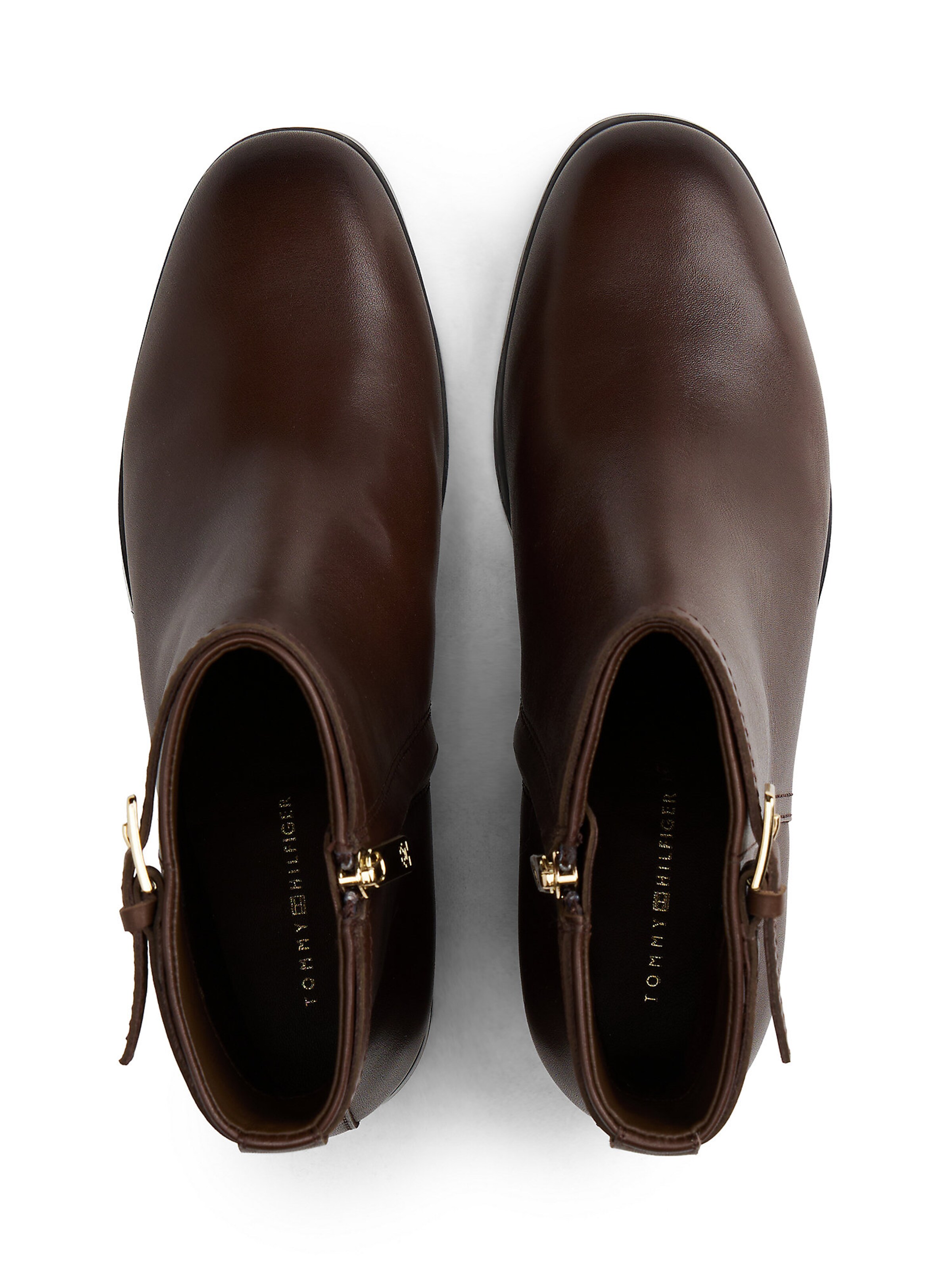 TOMMY HILFIGER Booties in Brown