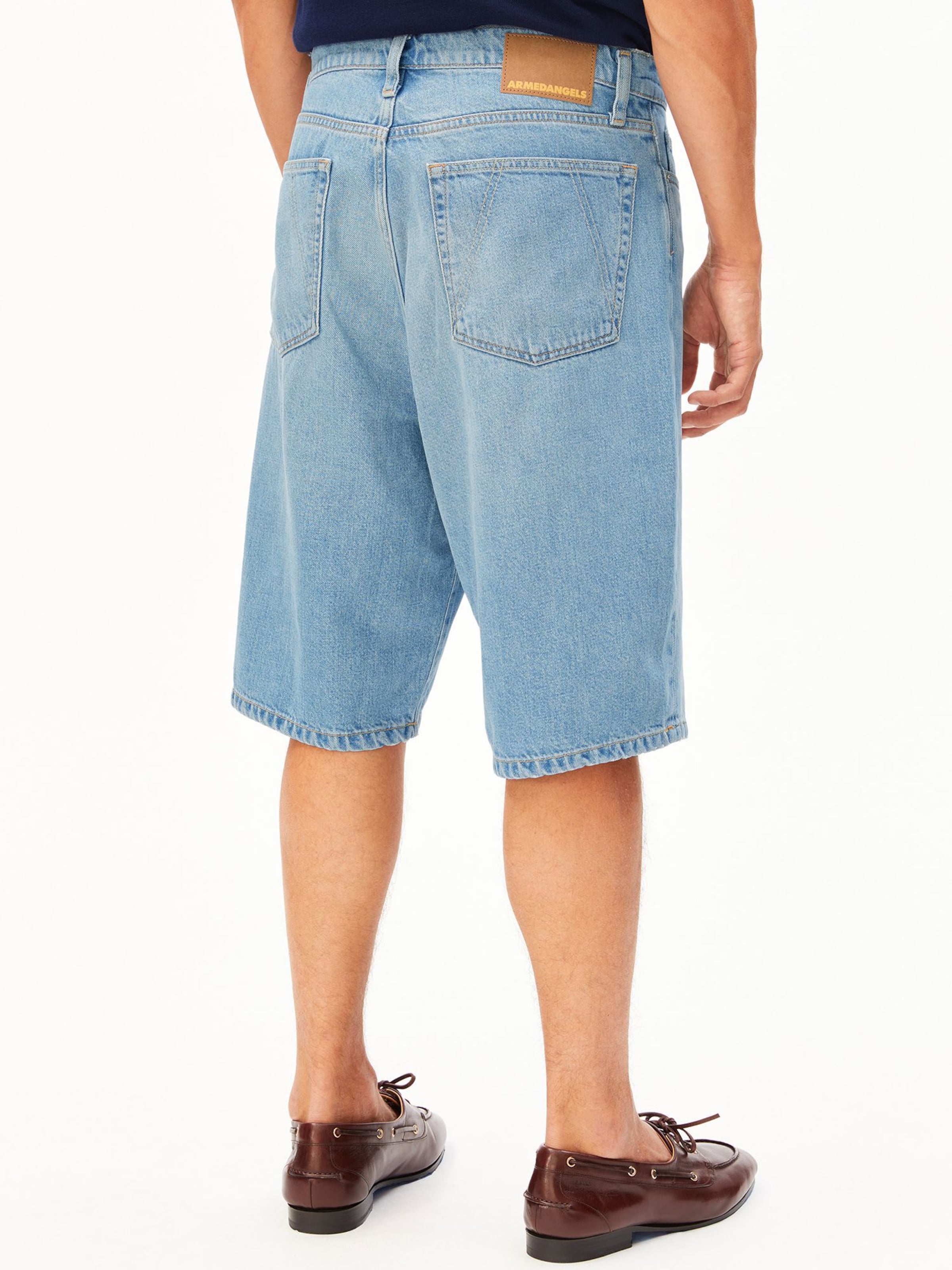 ARMEDANGELS Loose fit Trousers in Blue: front