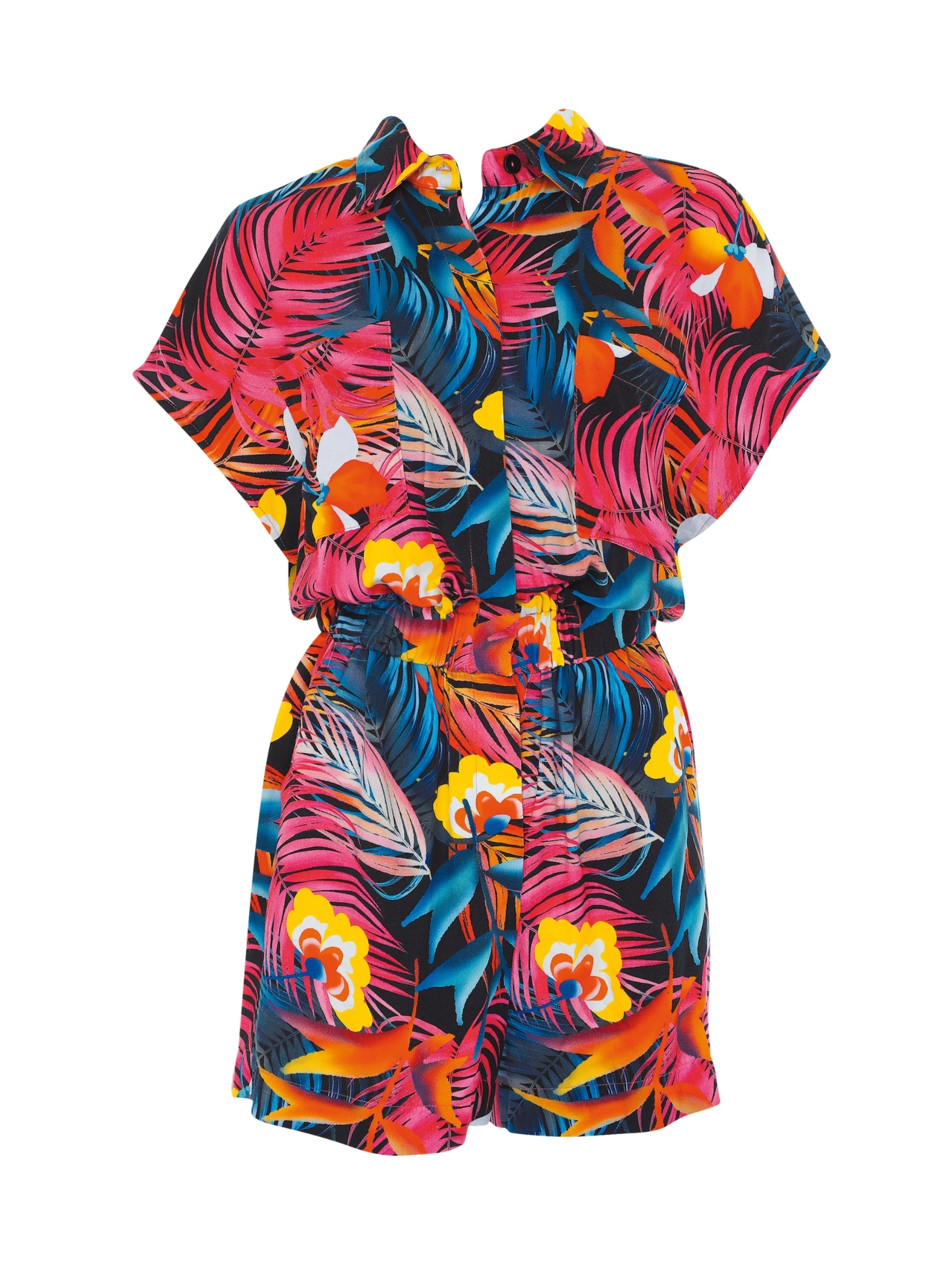 SUNFLAIR Jumpsuit in neonblau / gelb / hellrot / schwarz, Produktansicht