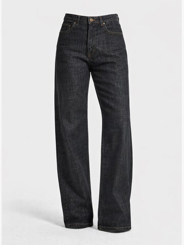 IT'S BASIC Regular Jeans 'Straight Mid Rise Jeans' in Blauw