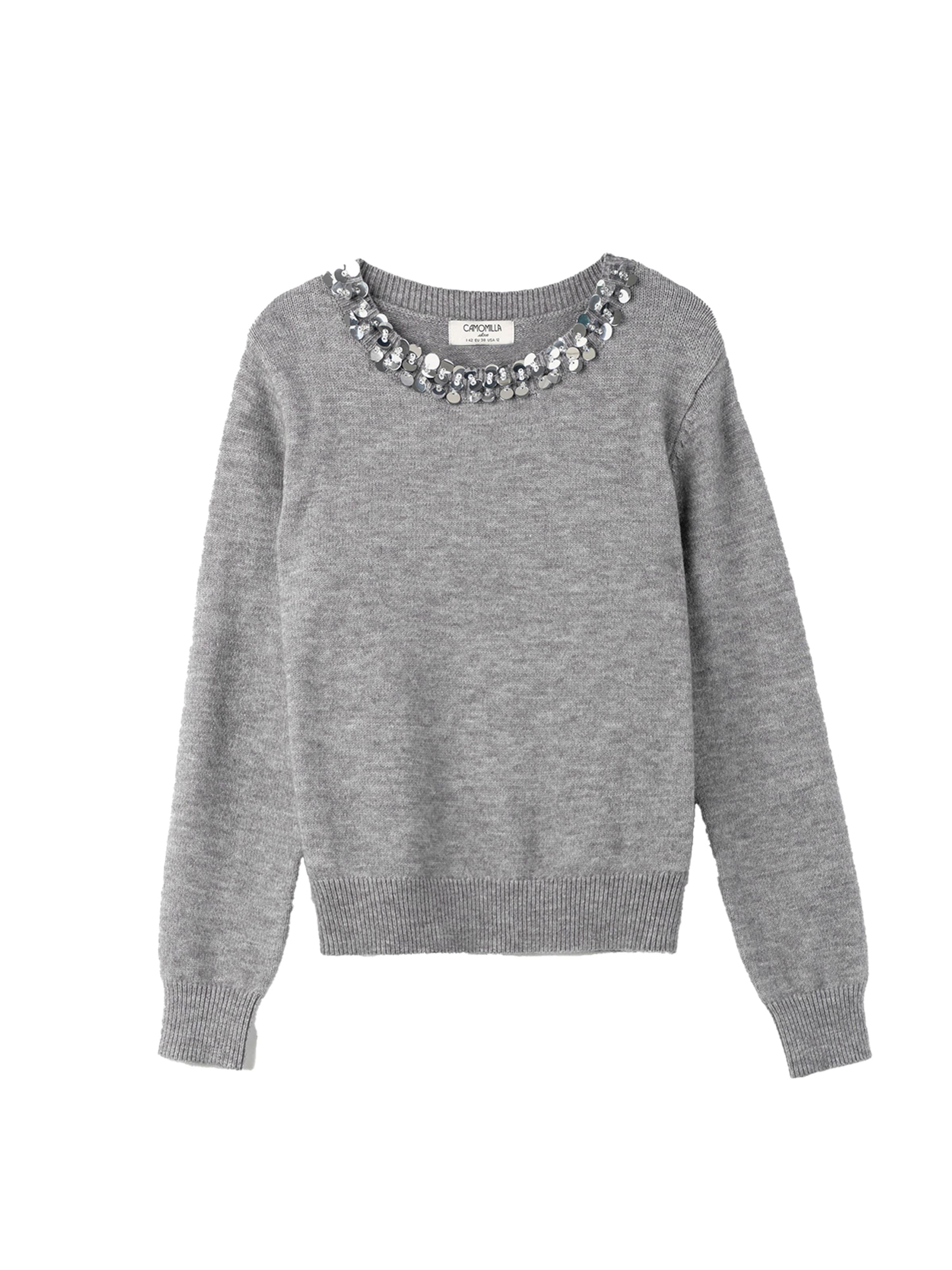 Pullover 'MARLIE' di Camomilla Italia in grigio: frontale