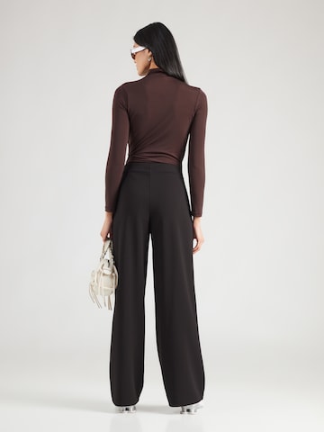 ABOUT YOU Loose fit Trousers 'Corin' in Black