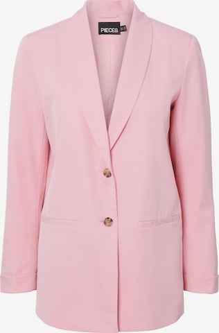 Blazer PIECES en rose : devant