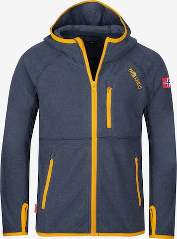 TROLLKIDS Fleece Jacket in Blue: front