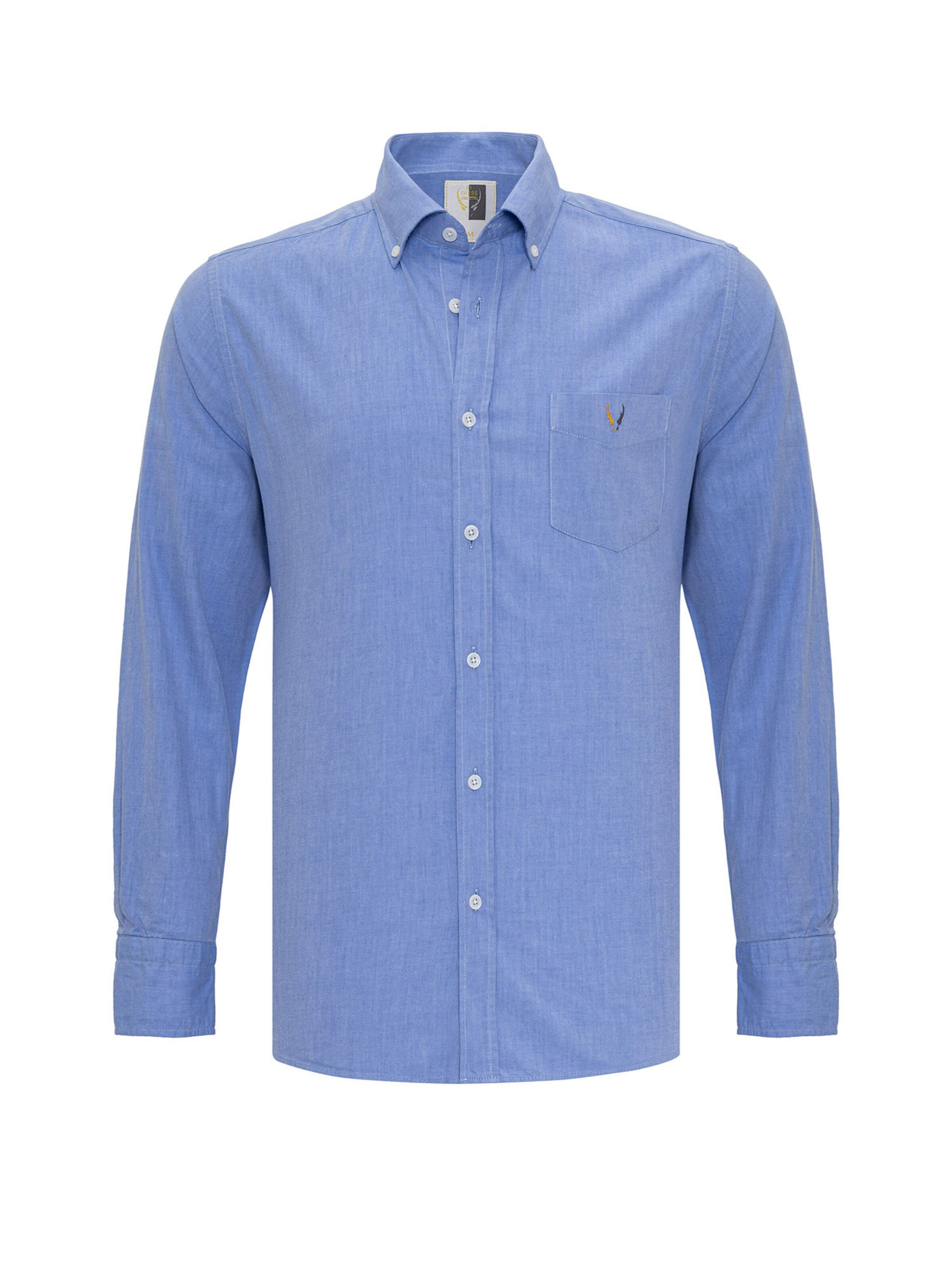 Coupe regular Chemise By Diess Collection en bleu : devant