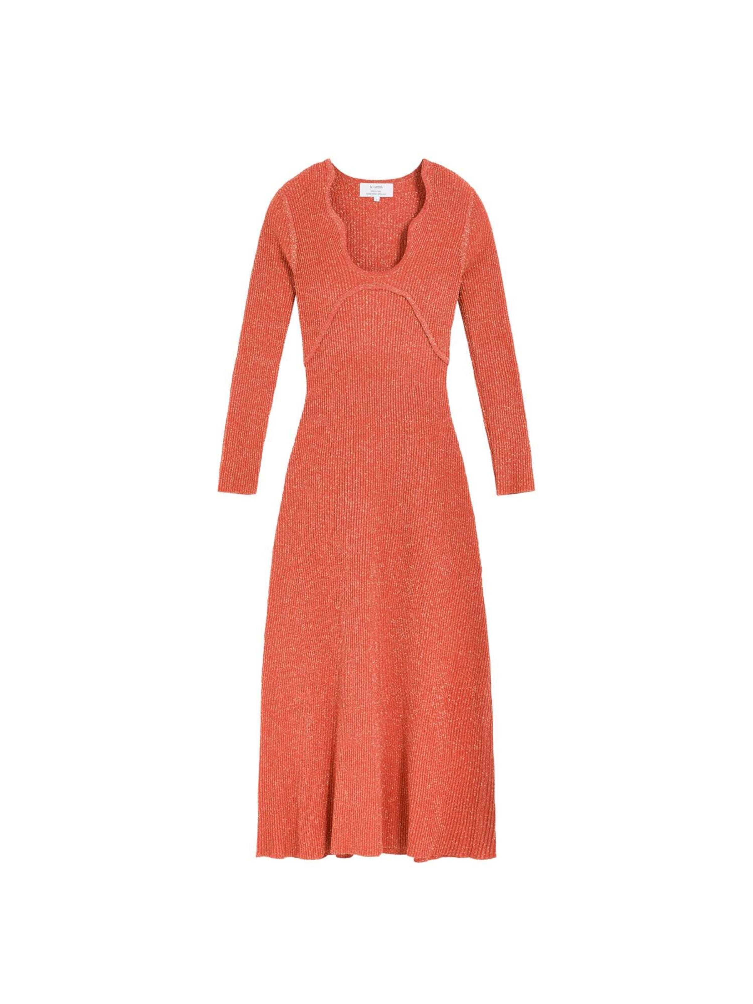 Rochie ' ' de la Scalpers pe portocaliu: față