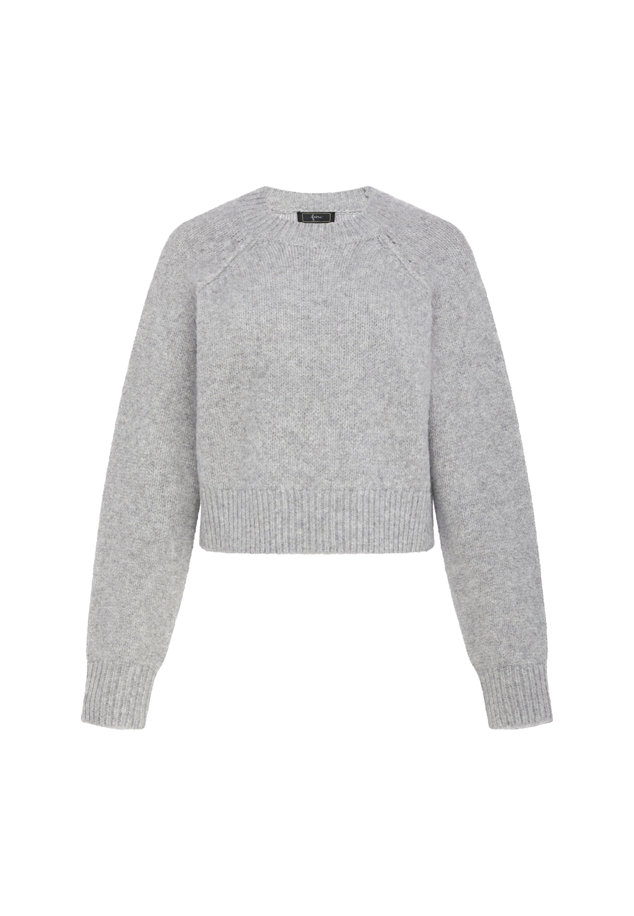faina Pullover in XS-S in hellgrau, Produktansicht