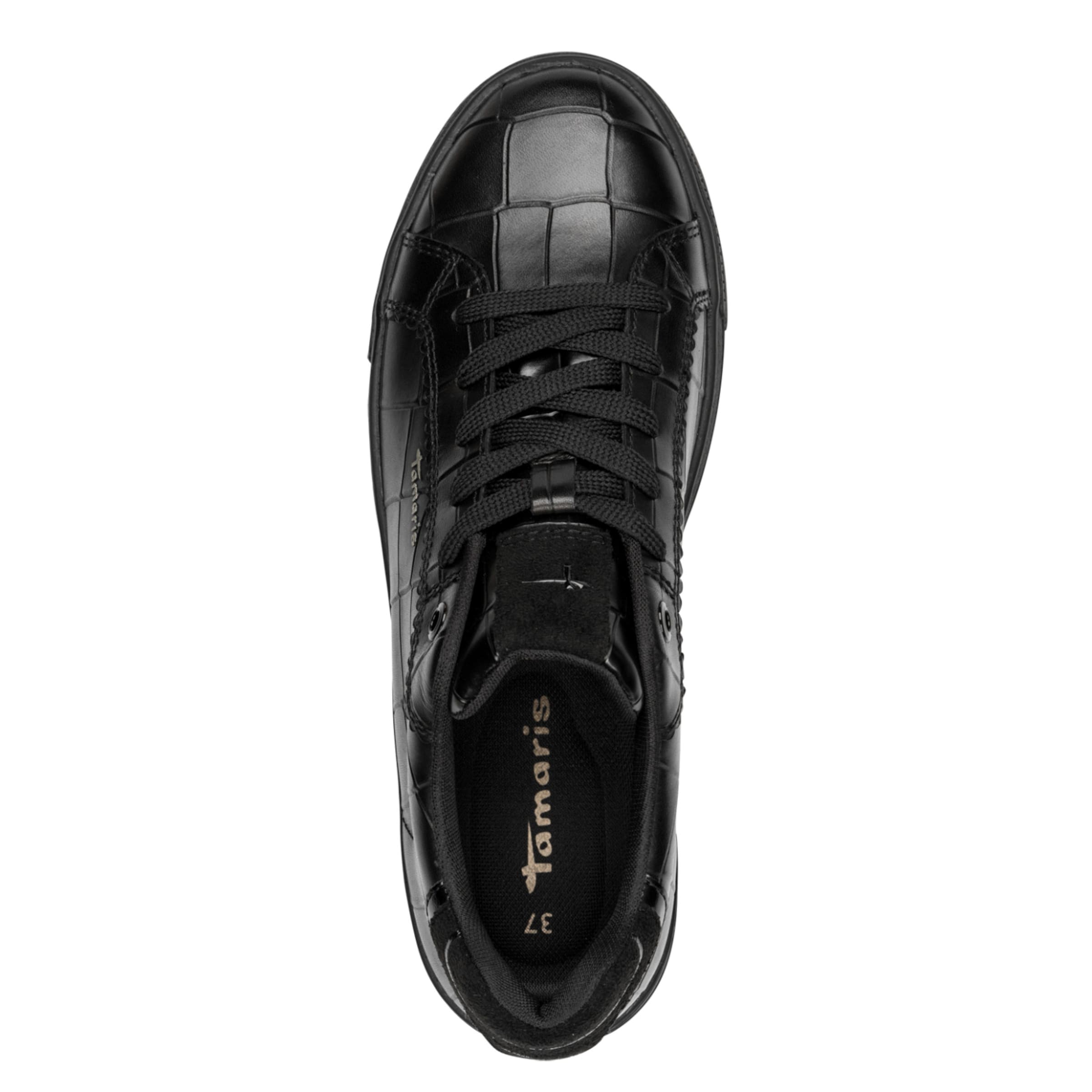 Tamaris Sneakersy niskie w kolorze czarny