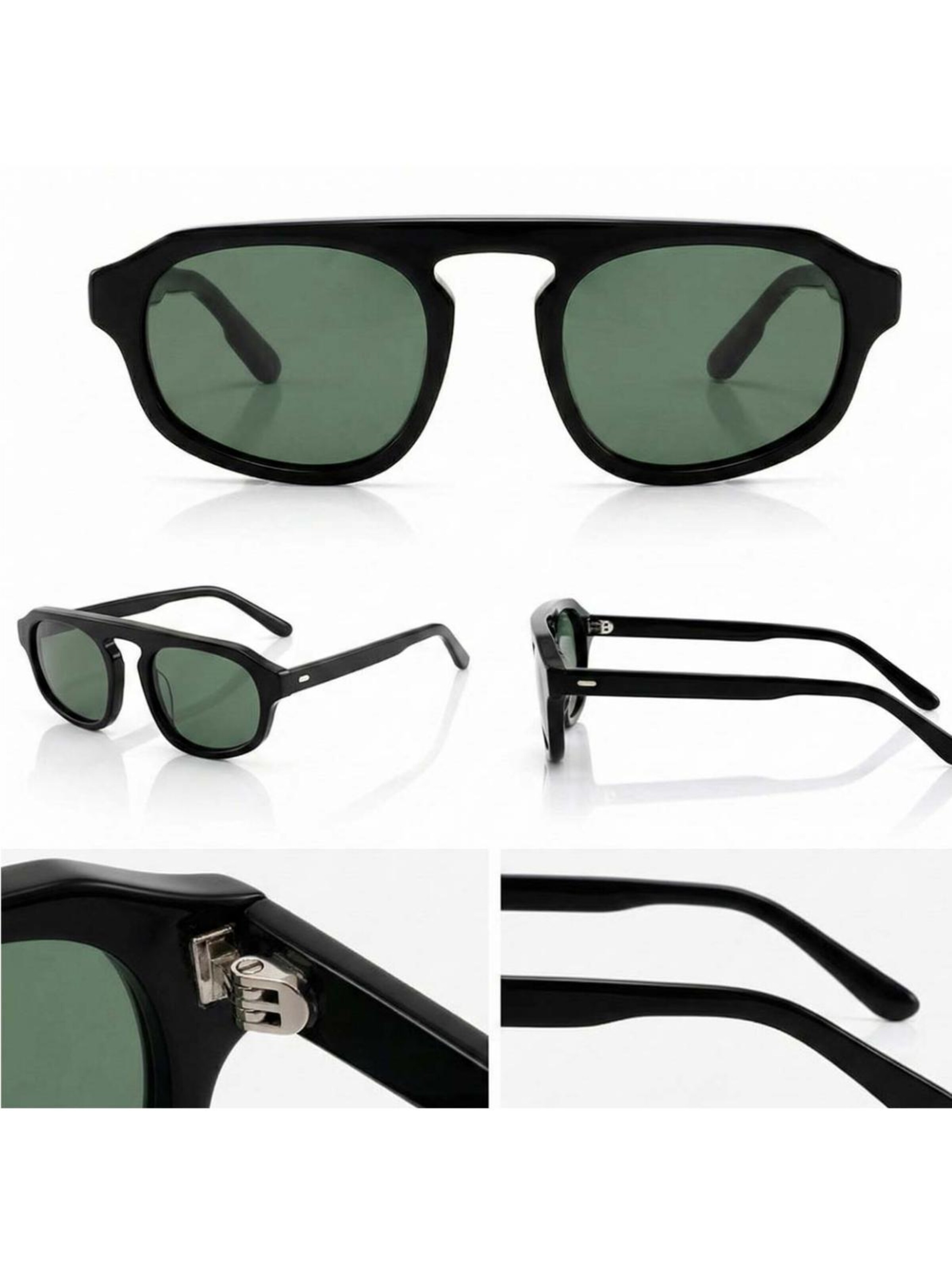 VEYREY Sunglasses 'Pilotenbrille Sonnenbrillen Strugic' in Black