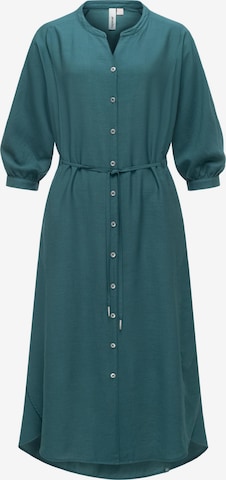 Robe-chemise 'Trea' Ragwear en vert : devant