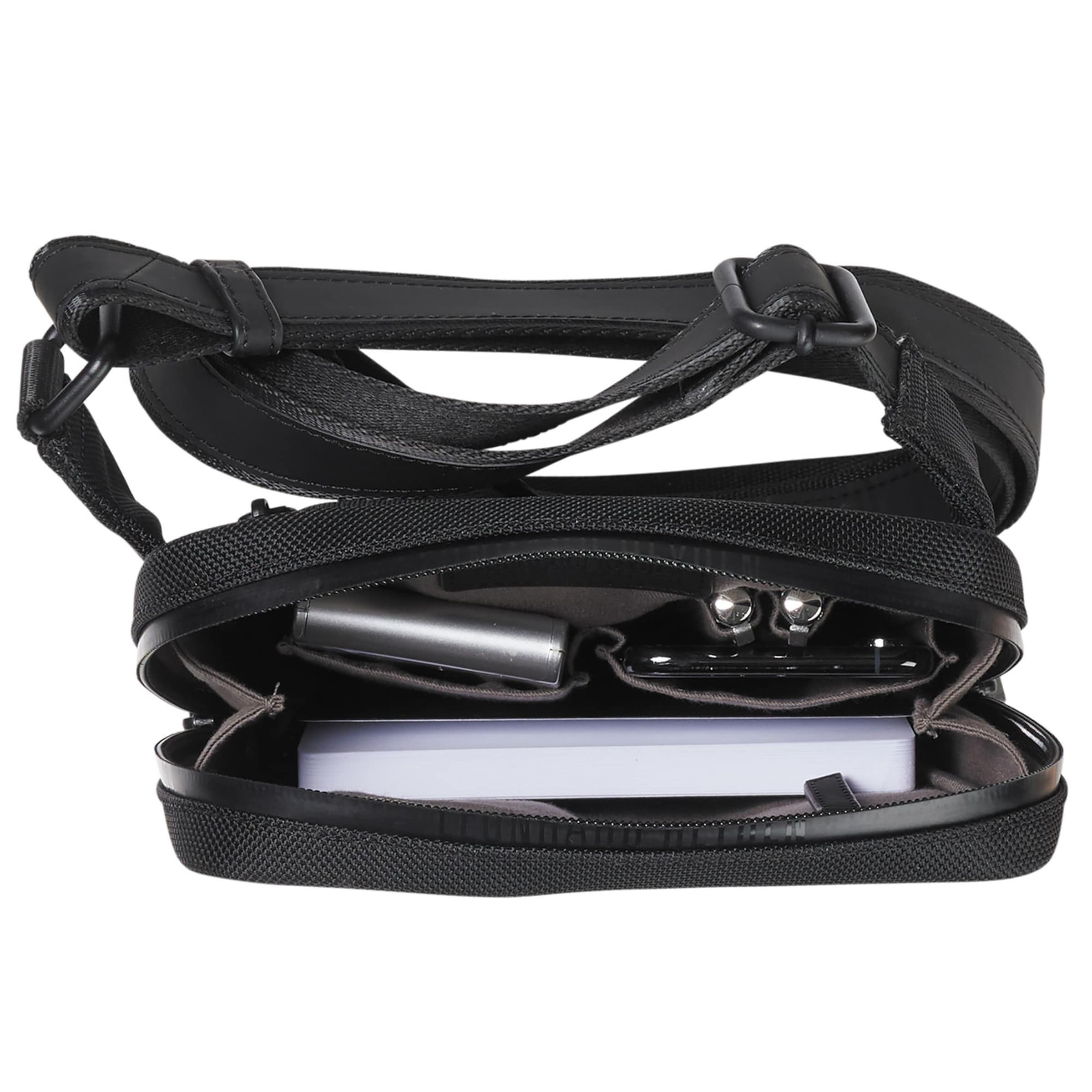 LEONHARD HEYDEN Schoudertas 'Helsinki' in Zwart