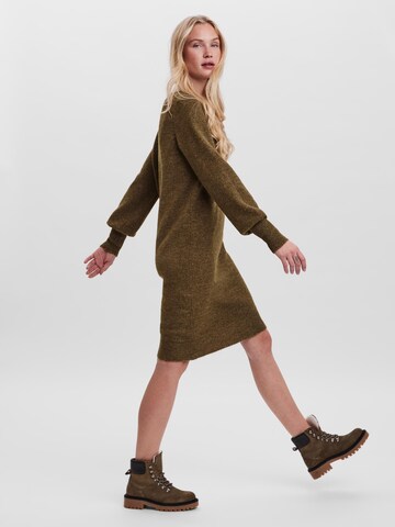 VERO MODA Knit dress 'Simone' in Green