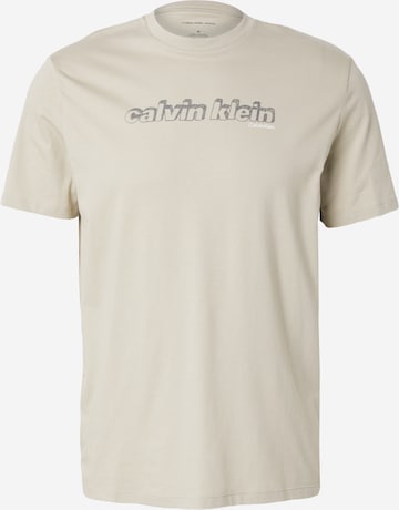 pilka Calvin Klein Jeans Marškinėliai: priekis