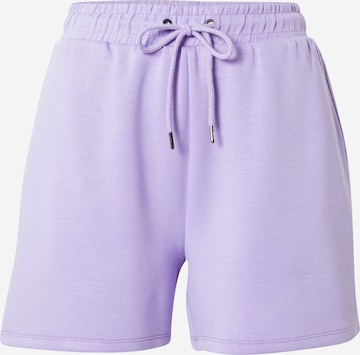 Loosefit Pantalon 'Isora Ima' MSCH COPENHAGEN en violet : devant