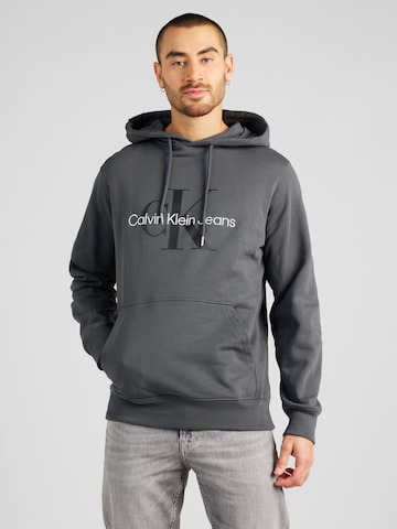 Calvin Klein Jeans Свитшот 'Essentials' в Серый: спереди