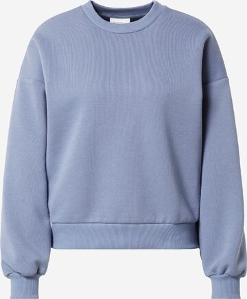 Gina Tricot Sweatshirt in Blue: front