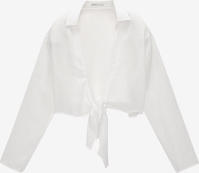 Camicia da donna Pull&Bear di colore bianco sfumato, Visualizzazione prodotti