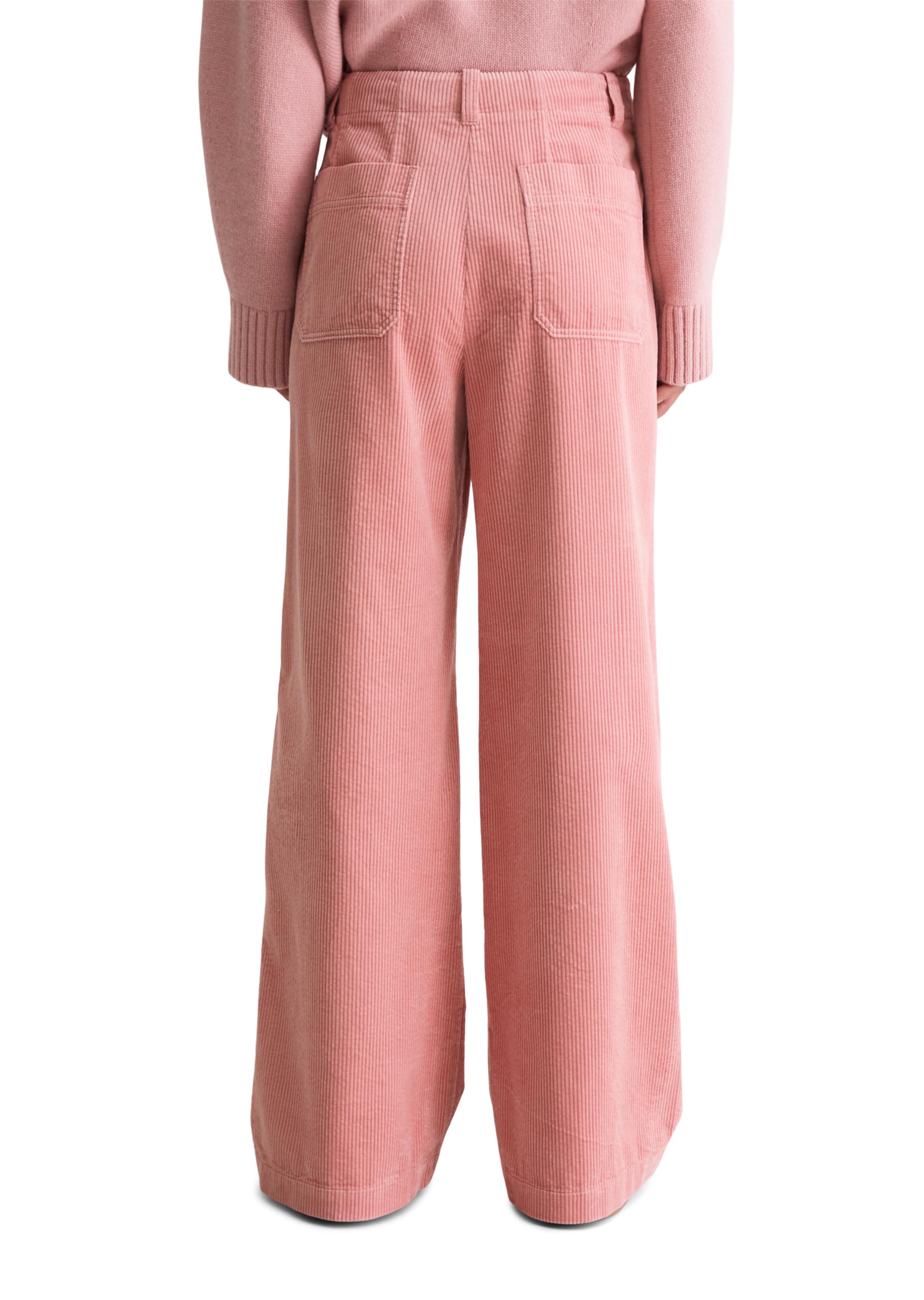 Marc O'Polo Wide leg Broek in Roze