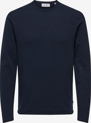 Pull-over 'Jimmy' Only & Sons en bleu : devant