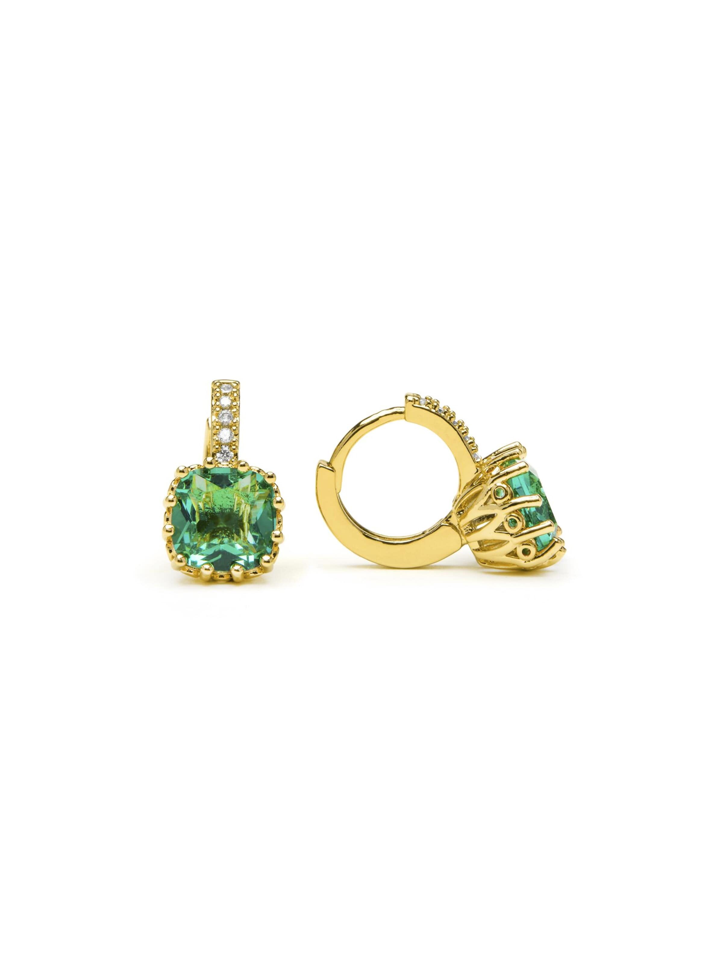 Luxenter - Pendientes 'Rilhi' en verde