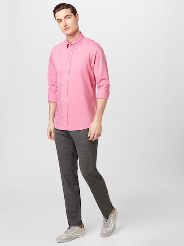 BOSS Regular fit Overhemd 'Rickert' in Roze