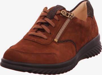 Ganter Athletic Lace-Up Shoes in Brown: front