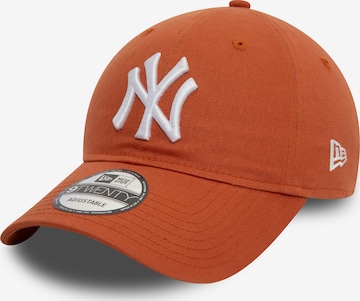 Cappello da baseball 'LEAGUE ESS 9TWENTY NEYYAN' di NEW ERA in arancione: frontale