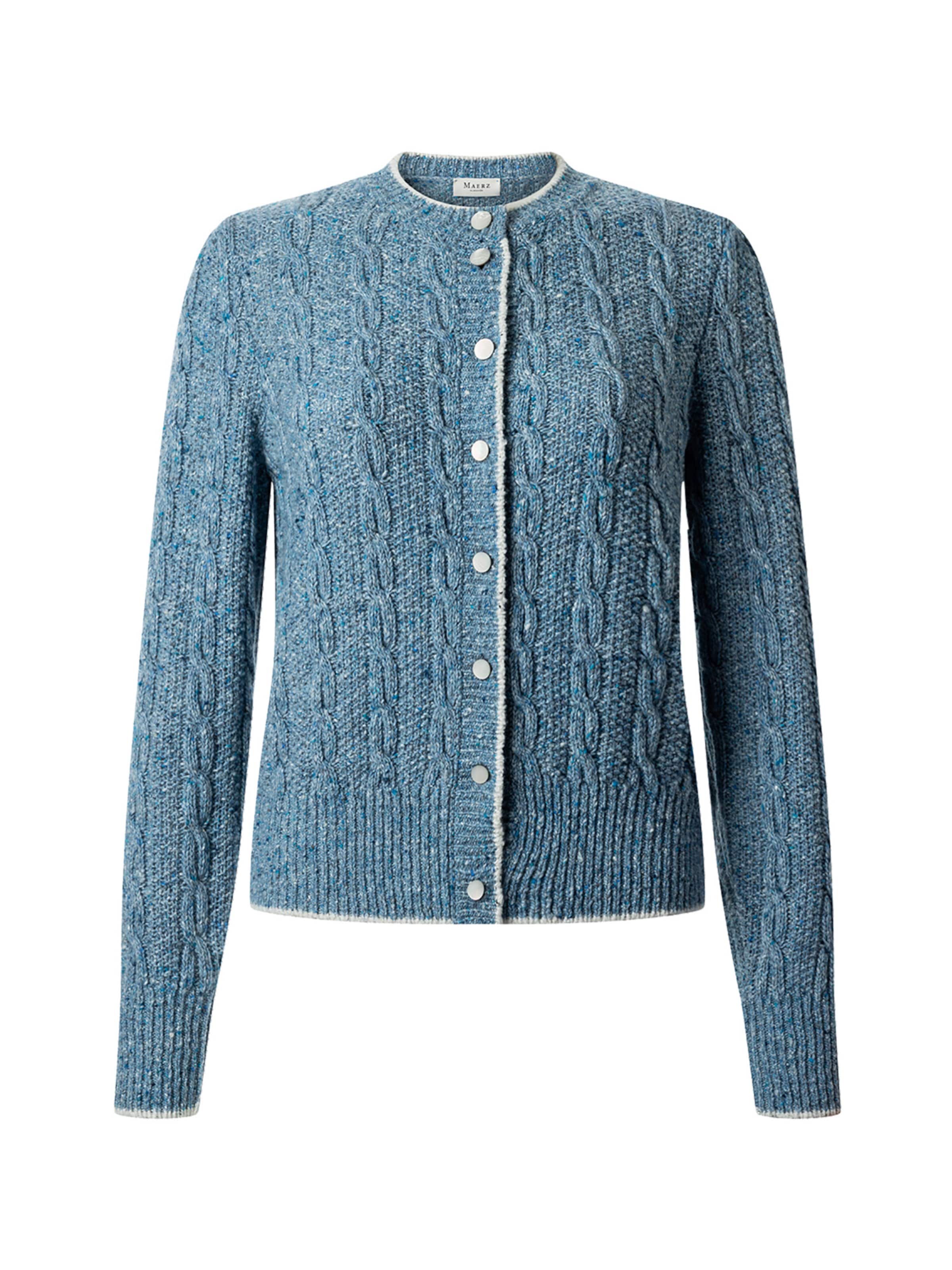 Cardigan MAERZ Muenchen en bleu : devant