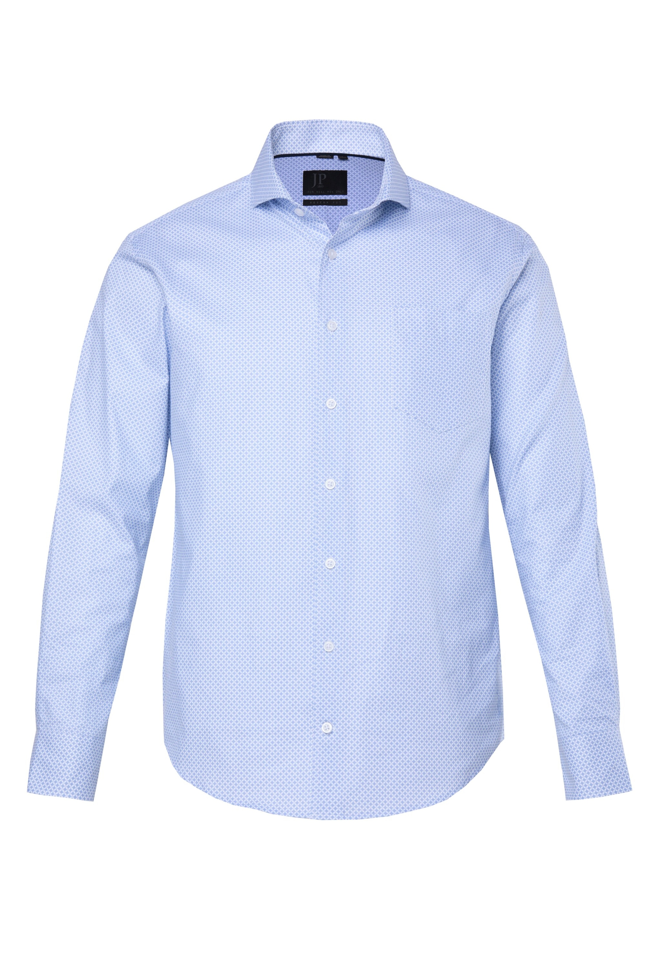 JP1880 Regular fit Button Up Shirt in Blue: front
