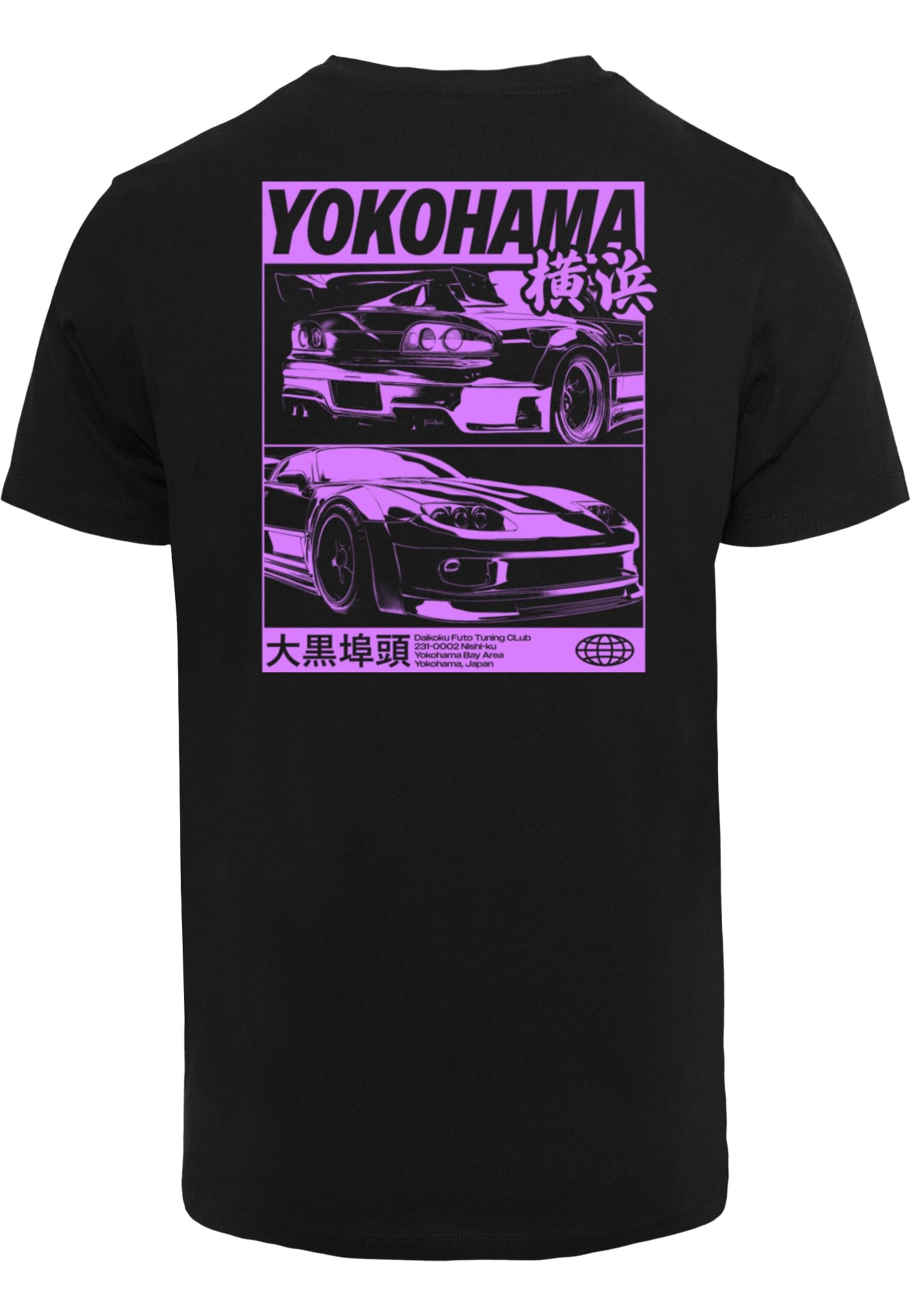 Mister Tee Koszulka 'Yokohama Race' w kolorze czarny