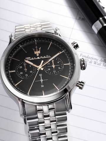 Maserati - Reloj analógico en plata