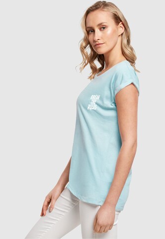Merchcode Shirt 'Break The Rules 2' in Blue