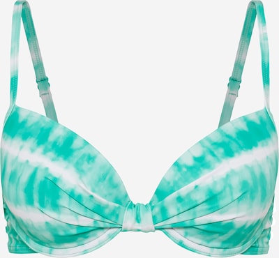 s.Oliver Hauts de bikini en vert / blanc, Vue avec produit