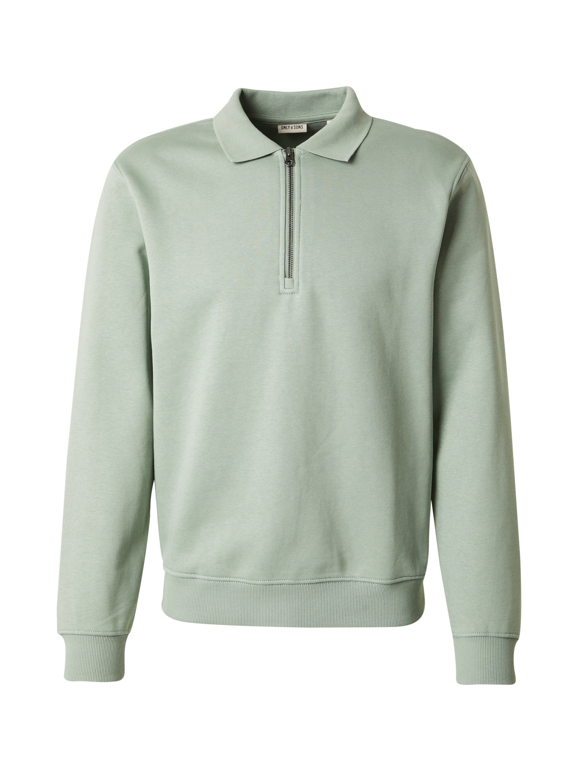 Only & Sons Sweatshirt 'ONSABBOTT' in Green: front