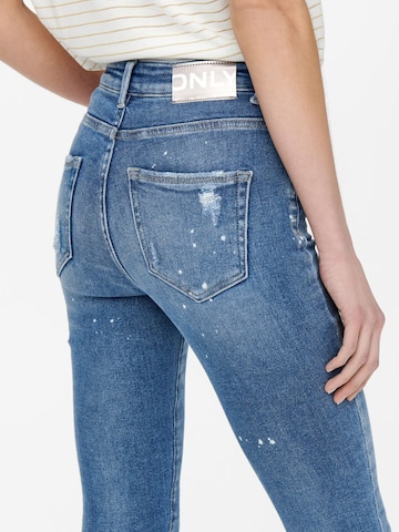 ONLY Skinny Jeans 'Mila Life' in Blauw