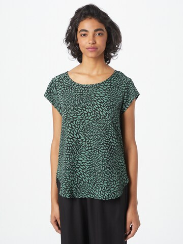 ONLY - Blusa en verde: frente