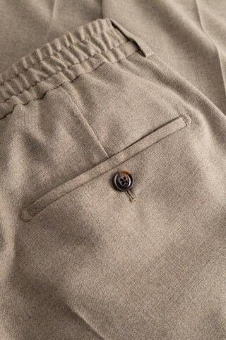 JOOP! Regular Pleated Pants ' River' in Beige