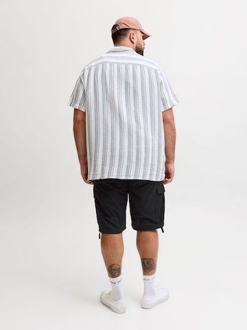 Jack & Jones Plus Baggy Cargobukser i sort